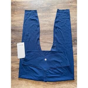 Lululemon Align High Rise 25” No Line, Blue Twill Size 10 NWT